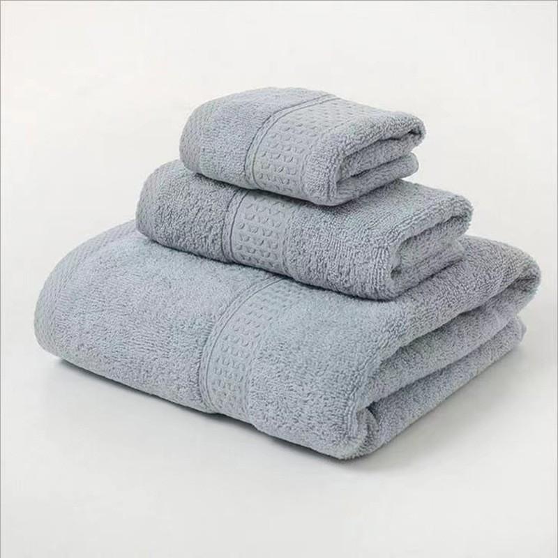Long-staple Cotton Towel Bath Towel Square Towel Three Pieces Adult Towel Embroidery