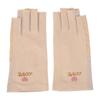 Manicure Gloves UV Protection Stretchy Breathable Fingerless Fiber Cotton Nail Lamp Gloves for Home