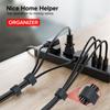 Desktop Cord Organizer Sticky Hook Tape Cord Organizer for Power Adapter Headset USB Wire Wrap Wire Winder