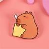Cute Capybara Pins Bag Pin Brooches Personalized Lapel Badge  Kids Gift