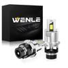 WENLE New Integrated LED Headlight Better Than D2S LED Headlight New Vehicle Inspection White Replacement for OEM No Modification No Noise Adaptive
