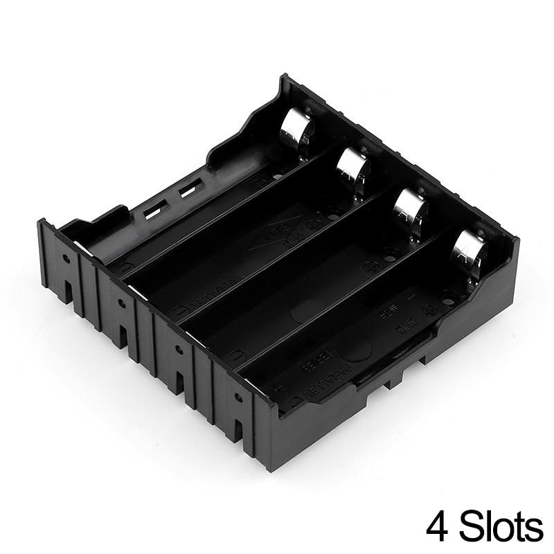 ABS 18650 Battery Storage Case 4X High Quality DIY Battery Box 4 Slot Batteries Container