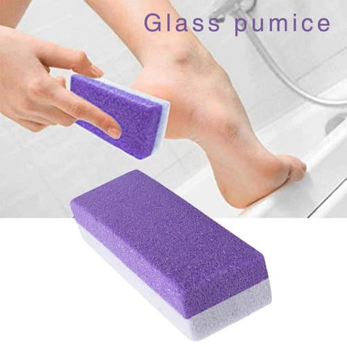 Foot Pumice Stone - Heel Smoothing Pumice Stone, Exfoliant | Natural Foot Scrubber Stone Pedicure Tool, Professional Grade for Dry, Cracked, Callused