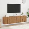 VidaXL Wall-Mounted TV Units 2 Pcs Artisan Oak 80x30x41 Cm, TV Stand, Media Cabinet, TV Console, HiFi Furniture, Center of 857669