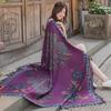 Lijiang Ethnic Style Double-Sided Phoenix Jacquard Cashmere Shawl and Scarf for Women