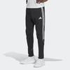 Adidas Solid Logo Print Long Sport Pants Men Bottoms Black HS3611