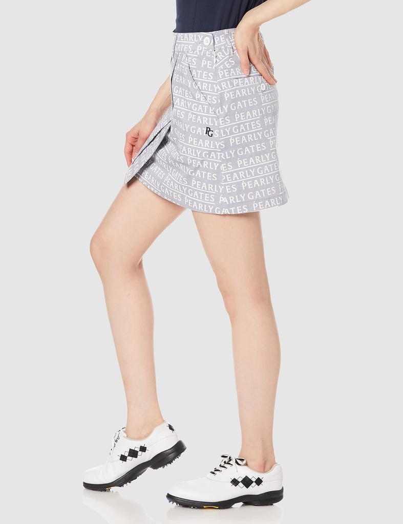 Skirt Logo Golf 0 [Pearly Gates] Women's (Maison Print/EX Stretch) / / 055-2134314 111_Chambray [S]