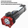 Outdoor Home Searchlight Multi-function High Brightness Flashlight Car Safety Hammer Handheld Flashlight USB Power Bank