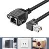 Rj45 Ethernets Extention Cable Male Female Cat5 Cable Extension Cord with Screw Hole