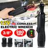 12V 3/8 Inches Ratchet Wrench With LED Lights 0/1/2 Batteries Power Tools Cordless Electric Right Angle Wrench