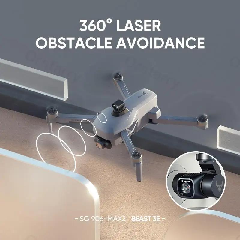 2024 New SG906 MAX2 Professional FPV EIS 4K Camera Drone 3-Axis Gimbal Brushless GPS 4KM Quadcopter 360 Degree Obstacle Avoidance ALL BEAST 3E