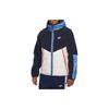 Nike Sportswear Heritage Color Block Warm Hooded Jacket Men Outerwear Obsidian CU4447-451