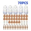 40A/PT31 Plasma Cutter Accessories: LG40 Electrode, Nozzle, Diverter (70 Pieces)