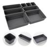 8Pcs/set Adjustable Drawer Organizer Box Trays Makeup Cosmetics Sundries Divider Holder Kitchen Bathroom Closet Jewelry Box