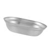 New Elegant Meal Dish 304Stainless Steel Serving Plate Dinner Plate Soup Plate Suitable for Entertaining and Daily Use