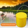 Live Bait Bucket with Portable Handle Breathable Anti-drop Cover Fishing Earthworm Storage Box Small Live Red Worm Container Fishing Accessories