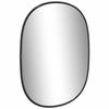 VidaXL Wall Mirror Makeup Vanity Cosmetic Bedroom Decoration Bathroom Living Room Interior Black 348222