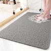 Fleece Emboss Bathroom Cashmere Thickening Mat Bath Non-slip Carpets In Wash Basin Bathtub Side Floor Rug Shower Room Doormat Memory Foam 3D Pad