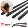 2Pcs/1Pcs Universal Auto Vehicle Insert Soft Rubber Strip Refill For Frameless Wiper Blades 6mm 26" 24" Car Accessories