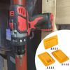 3 Pieces Tool Fixing Bracket Storage Rack with Screws Accessory for 14.4/18V/20V Battery Power Tools