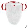Unisex Christmas Santa Claus Mask Beard Cosplay Party Decoration Happy Year Xmas Cos Mask