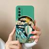 For Xiaomi Mi 10 11 Lite NE 10i 10T 11T 11X Pro Phone Case Cover Small Floral Pattern Shockproof Liquid Soft Silicone Anti Slip For Xiaomi Shell Capas