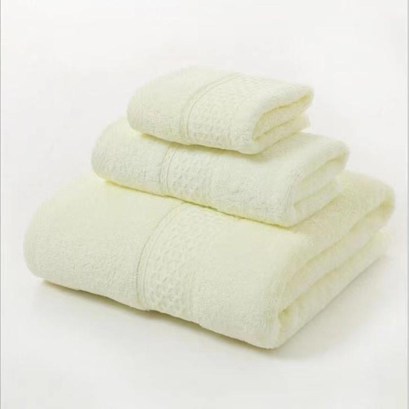 Long-staple Cotton Towel Bath Towel Square Towel Three Pieces Adult Towel Embroidery