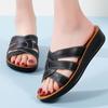 35-43 Large Summer Women's Anti Slip and Wear Resistant Fashion Thick Sole Sandals Women's Slippers Mom's Shoes