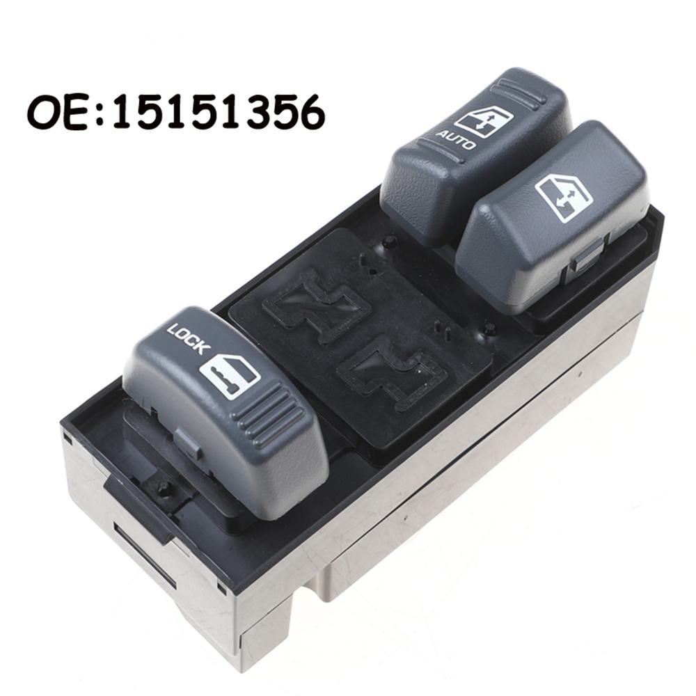 Power Window Switch Front Driver Side Master for Chevy Truck Blazer GMC 2-Door 15151356