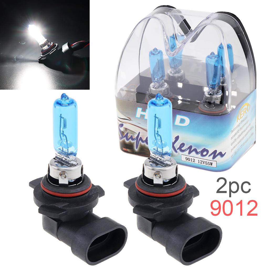 2pcs 12V H11 55W 6000K White Light Super Bright Car Xenon Halogen Lamp Auto Front Headlight Fog Bulb