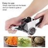 Cheese Planing Tool Multi‑Function Stainless Steel Cheese Grater Hand Cranked Rotatable Cheese Cutter  Slicing Tool
