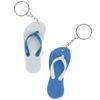 2Pcs Boat Floating Keychain Buoyant Foam Flip Flops Shaped Key Floats Key Ring