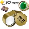 Portable Foldable 30x Gold Handheld Jewelry and Antique Identification Magnifier - Perfect Gift