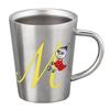 Moomin Stainless Steel Retains Diameter 9 X Initial Birthday Miscellaneous Made In Mug, Heat-resistant, Heat, Double-walled, 360ml, Approx. 11cm, "M",