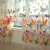 Floral Butterfly Sheer Curtains Sheers Voile Tulle Window Curtain