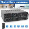 2000W Peak Stereo HiFi Power Amplifier Bluetooth 5.0 Karaoke FM USB EQ Mixer SUNBUCK with Remote Control for Car Home
