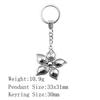 Valentine's Day Car Key Ring The Flower Of Life Keychains Backpack Key Chain For Car