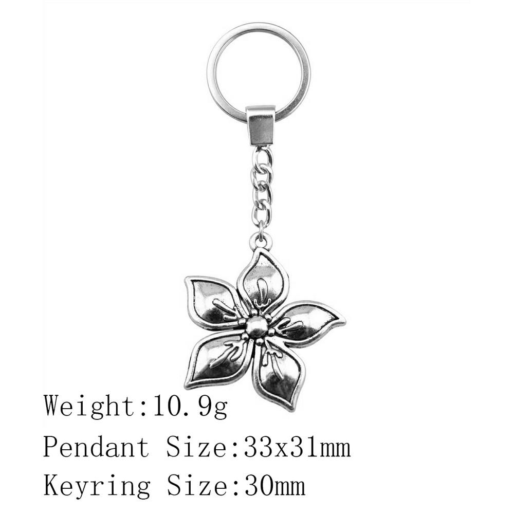 Valentine's Day Car Key Ring The Flower Of Life Keychains Backpack Key Chain For Car