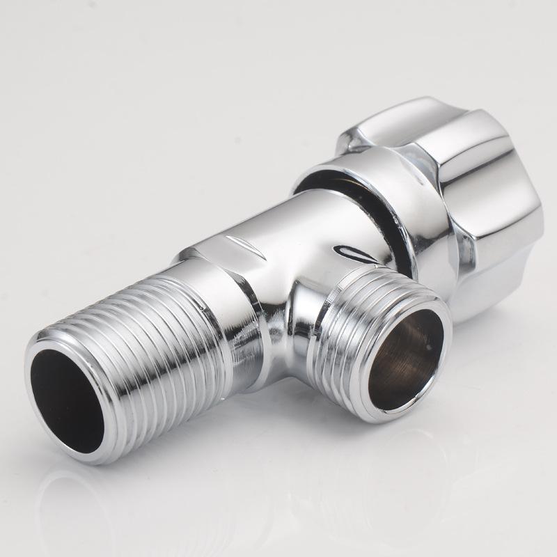 G1/2 Angle Stop Valve Brass Bathroom Quick Opening Triangle Valve Faucet Accessories G1/2 Thread Water Inlet