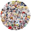 100 Japanese Comics Naruto Graffiti Stickers DIY Stationery Stickers Water Cup Skateboard Computer Waterproof Decorative Stickers