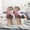 Summer Indoor Non-Slip Linen Slippers: Soft, Silent Sandals for Men and Women