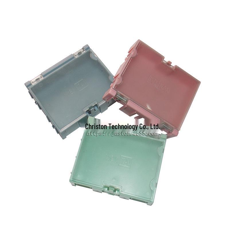 "Compact SMD Parts & Accessories Storage Box: Ideal for Capacitors, Resistors, Screws, and Components" 