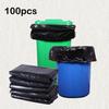 100pcs Large Garbage Bags Heavy Duty Trash Bags for Hotel Property Management Sanitation Use Big Size Plastic Waste Bags Durable Tear Resistant