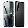 For Sony Xperia 1 VI HD Magnetic Metal Tempered Glass Phone Case