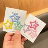 3pcs Candy Color Hair Pin Geometric Hollow Rabbit Star Hair Clips Simple Barrettes Headwear Girls Kids Hair Accessories