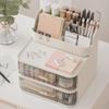 Drawer-Style Stationery & Cosmetic Organizer for Office and Dorm Desks