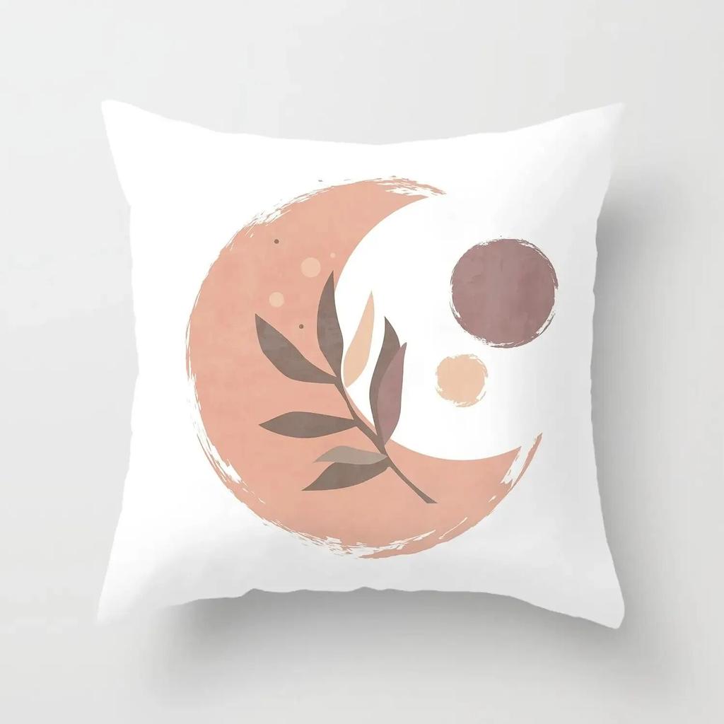 Bohemian Home Decor Pillow Case Abstract Simple Geometric Print Throw Pillow Case Bedroom Room Living Room Sofa Cushion Cover