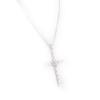 Les Trésors De Lily [J9199] - Designer Silver 'Cross' Necklace