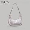 Ladies Premium Textured Baguette Bag, Popular Dumpling Bag, Simple Portable Versatile Shoulder Underarm Bag