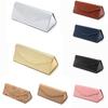 Waterproof Triangle Sunglasses Box PU Leather Glasses Box Portable Glasses Case  Women